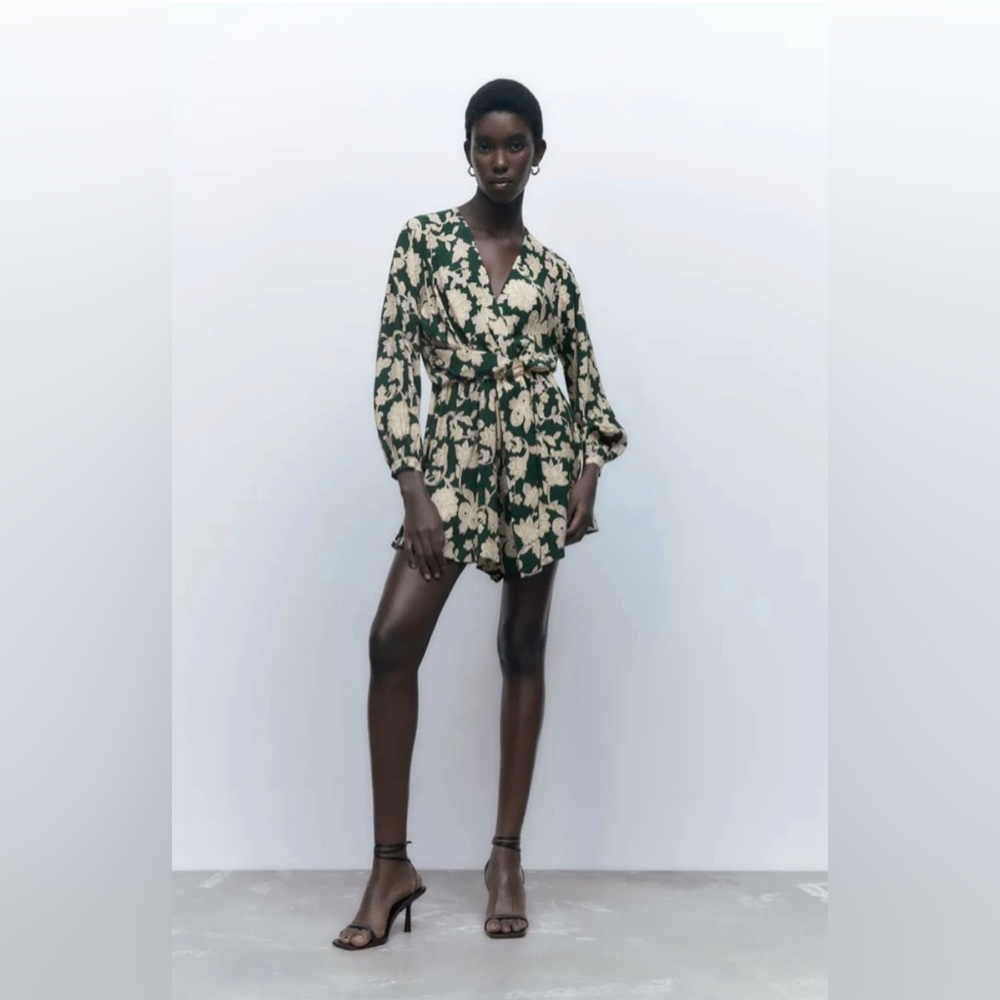 New! Zara Green Romper